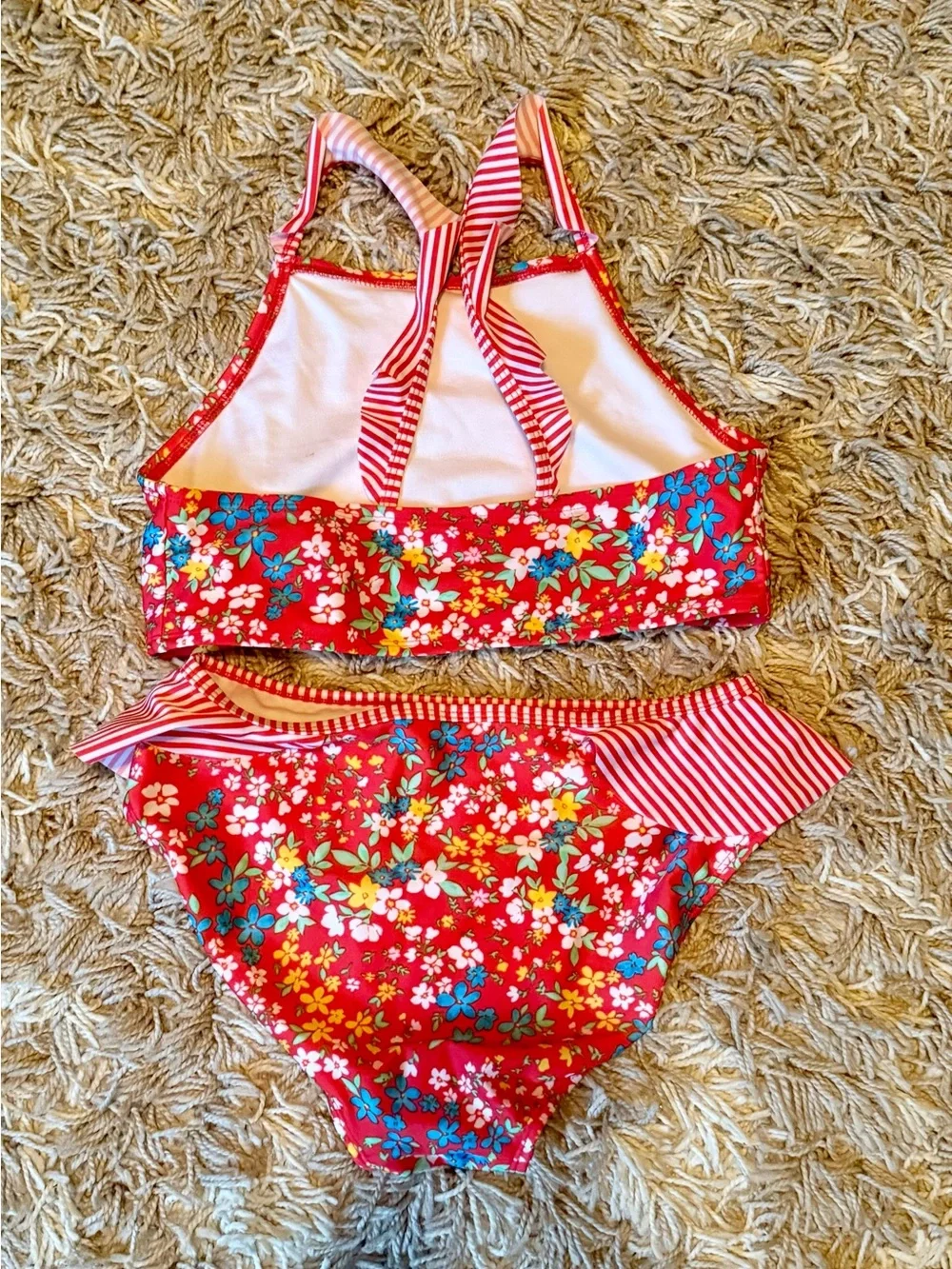 4 Swimsuit Art Class Cat & Jack Wonder Nation 2/3 Piece Swim Set Size XL 14 16
